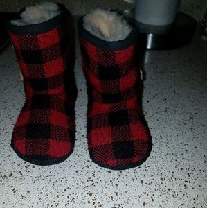 Buffalo plaid ugg boots